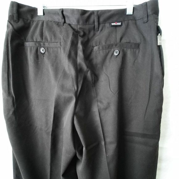 Weir Golf Black Classic Style Golf Pants Men's Size 34X30 - Picture 5 of 11